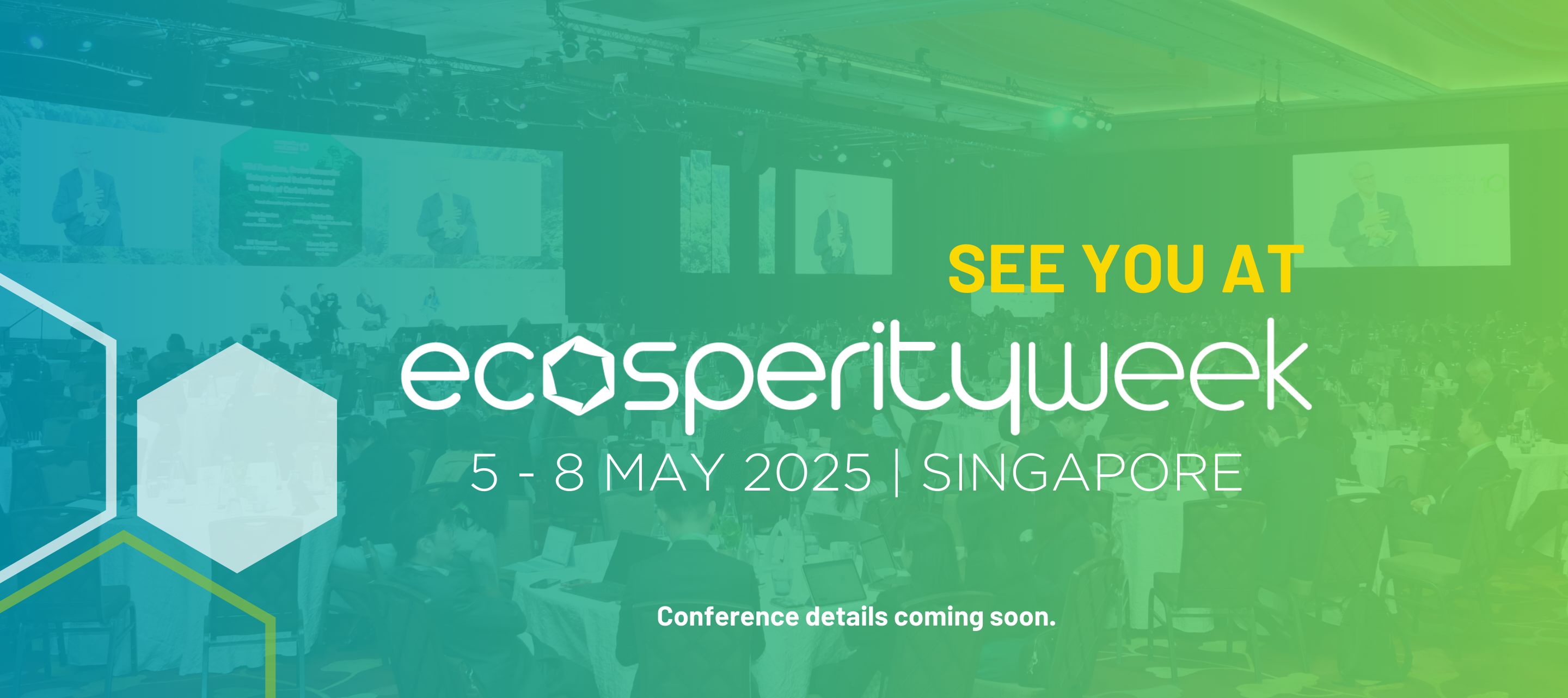 Save the date for Ecosperity Week 2025
